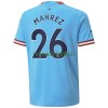 Maillot de Supporter Manchester City Mahrez 26 Domicile 2022-23 Pour Homme